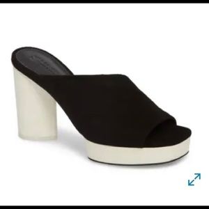 Mercedes Castillo Chiara platform mule, size 8